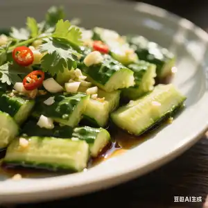 Zgnjeceni krastavci sa belim lukom | 拍黄瓜