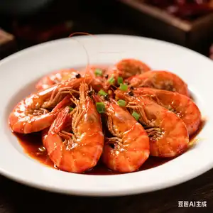 Karamelizovani veliki skampi | 油焖大虾