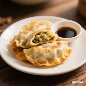 Pecene knedle (guotie) | 锅贴
